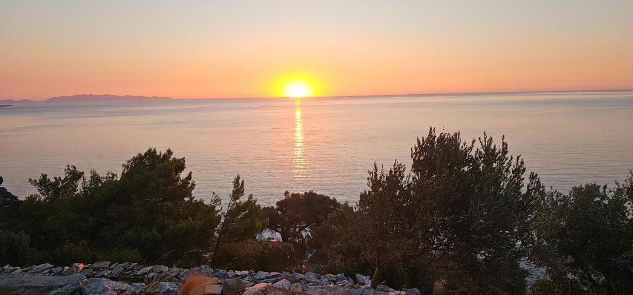 Villa Aegean Balcony Akhladherí Dış mekan fotoğraf